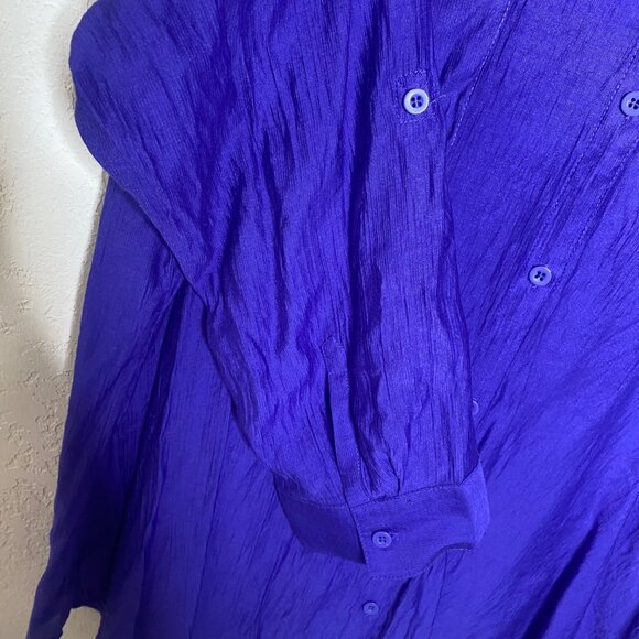 Chicos Button Up Blouses Lot Of 2 Womens Size 3 (US XL) Sheer Lightweight Roll T - Picture 4 of 15